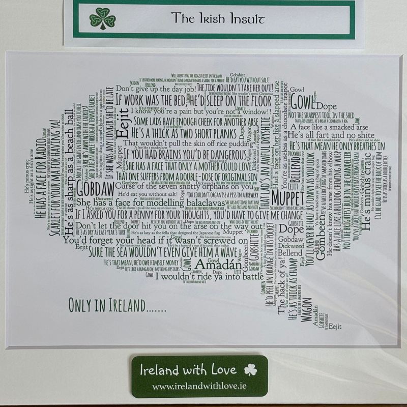 Irish Insults Print